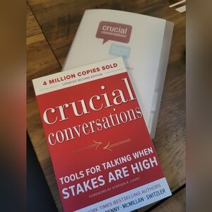 Crucial Conversations Book and Workbook Patterson Grenny SEE DESCRIPTION